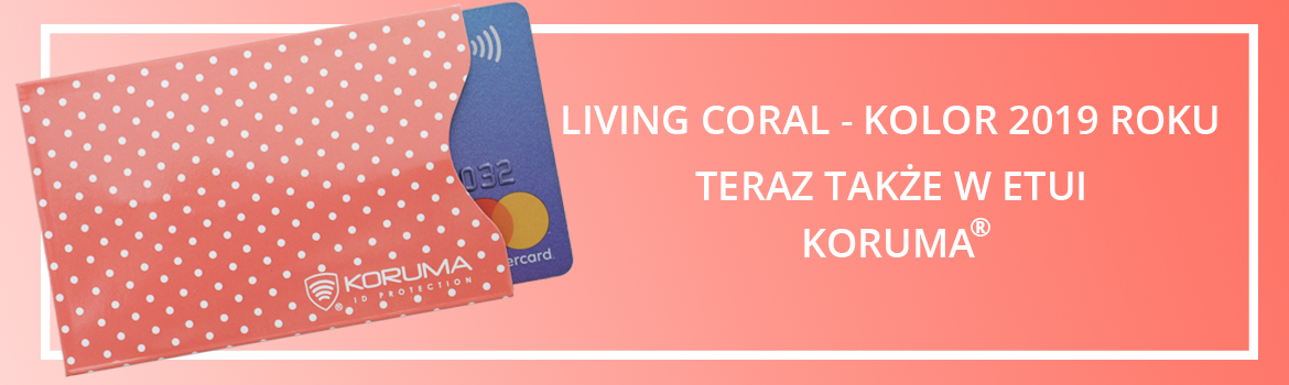 Living Coral - kolor roku 2019 w etui marki Koruma