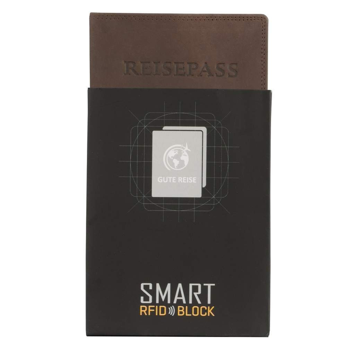 Obal na biometrický pas Reisepass (hnědý)
