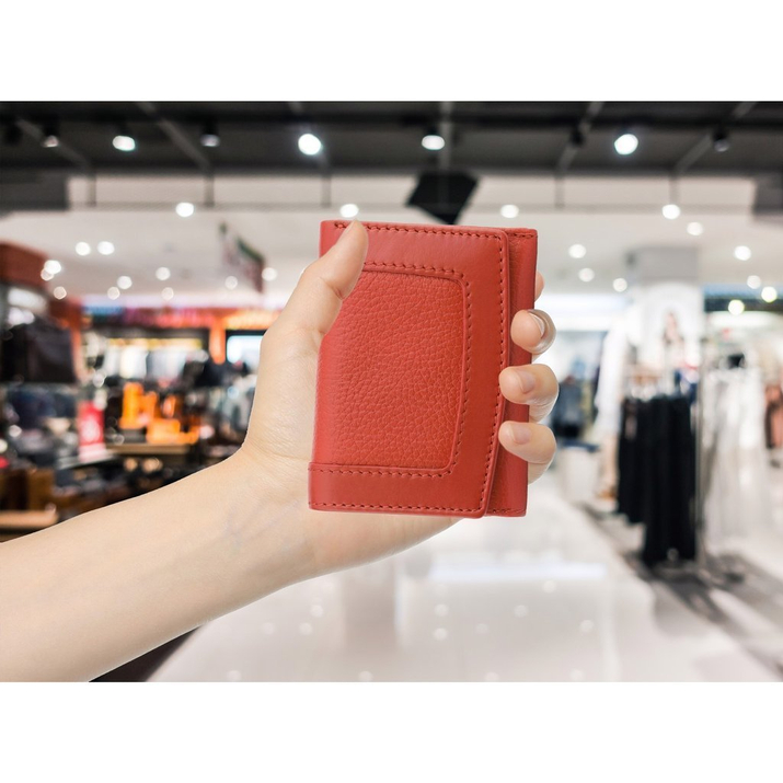 Malá dámská kabelka s ochranou RFID (červená)