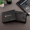 Pánská kožená peněženka na zip s ochranou RFID (hnědá)