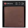 Pánská extra malá kožená peněženka RFID BLOCK (hnědá)