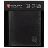 Malá kožená peněženka pro mládež s ochranou RFID (černá)