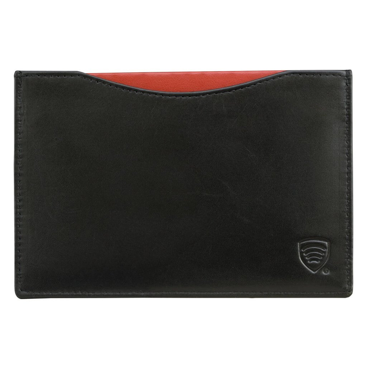 Kožené pouzdro na biometrický pas (černé)