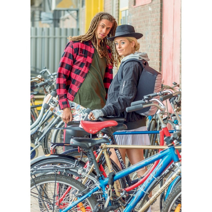 Batoh proti krádeži na notebook a tablet Bobby Compact (Zebra)