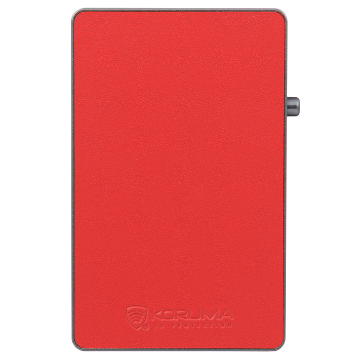 Pánská kožená peněženka s hliníkovým pouzdrem (černá)