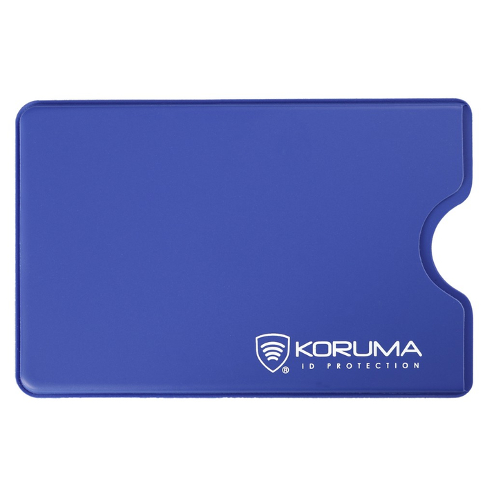 Plastové pouzdro RFID proti krádeži platební karty (modré)