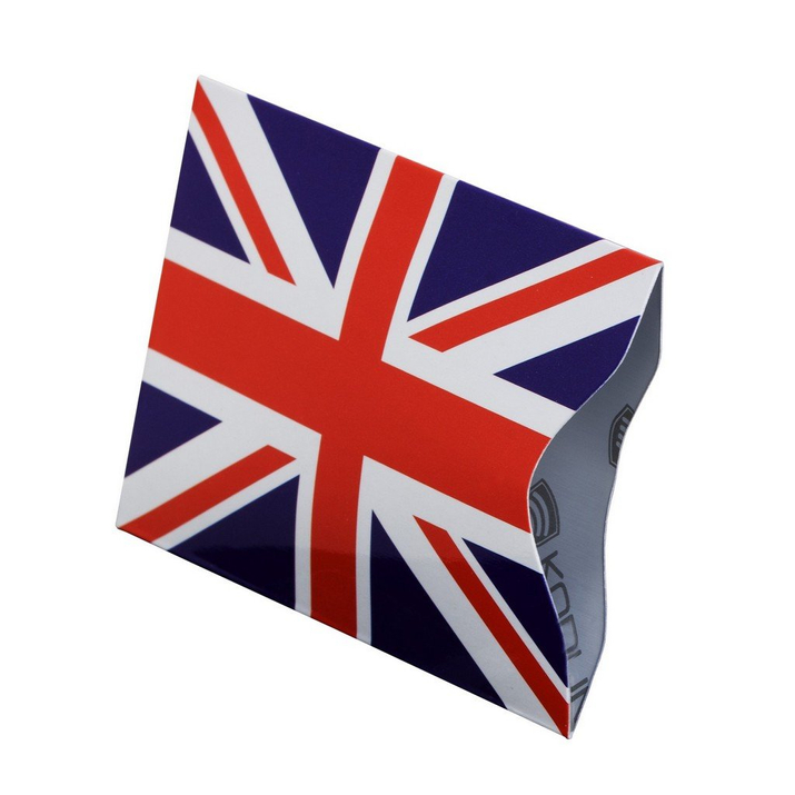 Pouzdro proti krádeži pro bezkontaktní karty (Union Jack) sada 10ks.