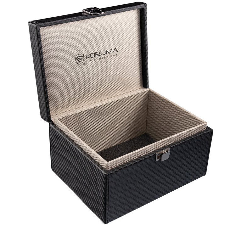 Keyless Box - Faradayova schránka na bezklíčové klíče od auta (černá, karbon)