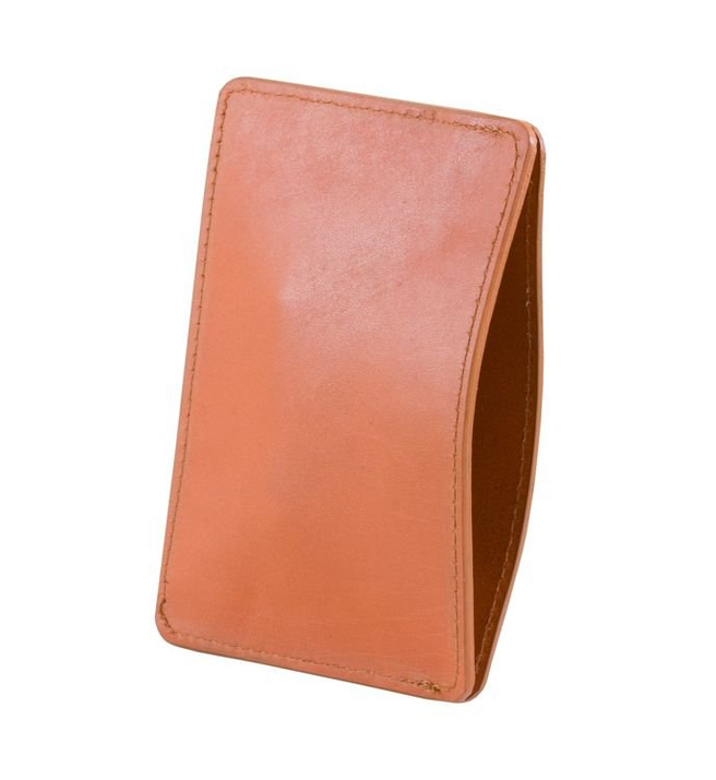 Kožené pouzdro na bezkontaktní karty RFID (oranžové)