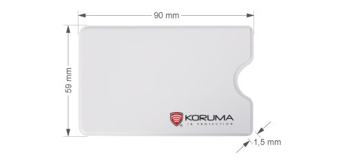 Plastové pouzdro RFID proti krádeži (bílé)