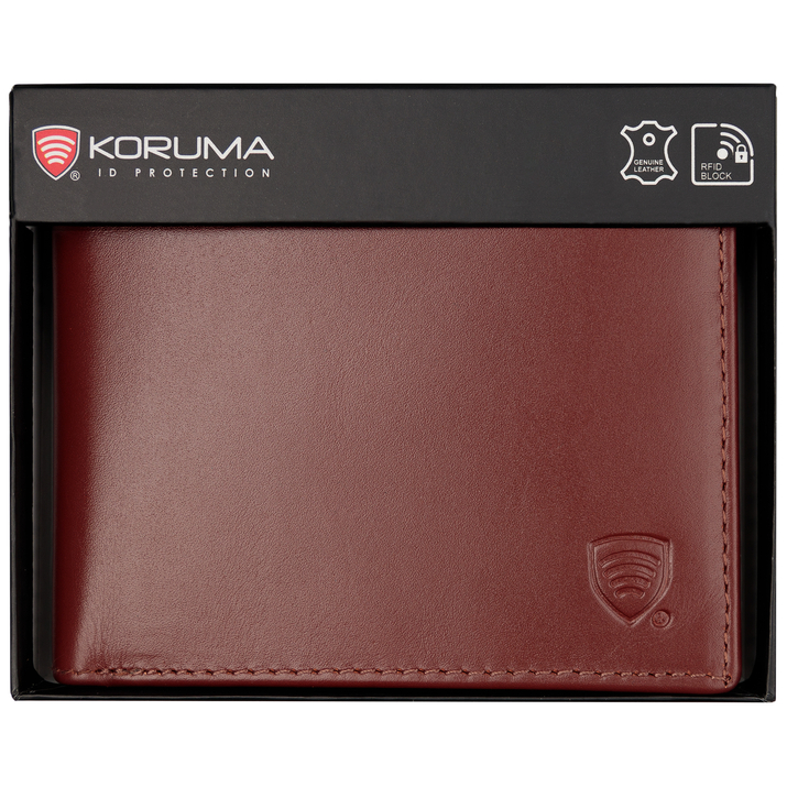 Peněženka pro mládež s ochranou proti krádeži a RFID (hnědá)