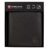 Pánská extra malá kožená peněženka RFID BLOCK (hnědá)