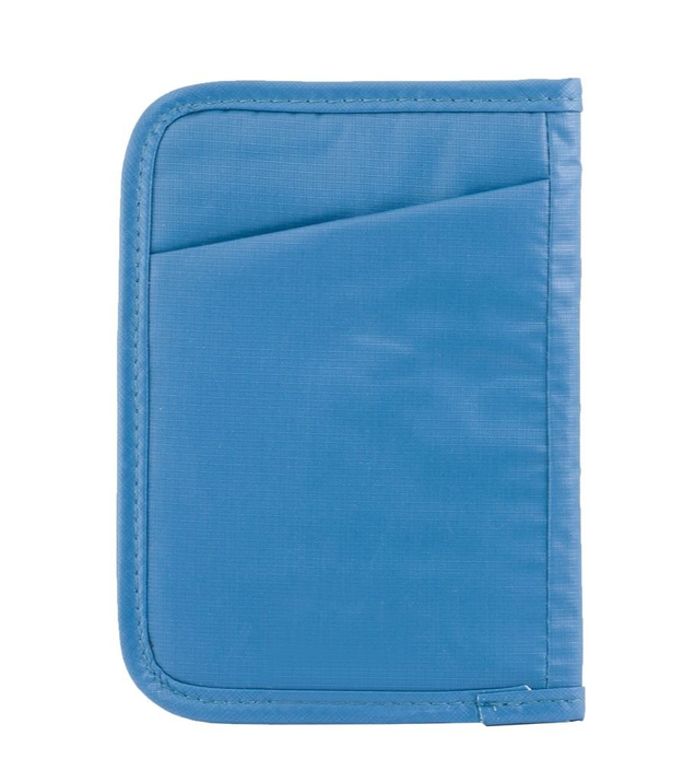 Peněženka na pas a bezkontaktní karty RFID (tyrkysová)