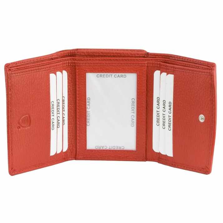 Malá dámská kabelka s ochranou RFID (červená)