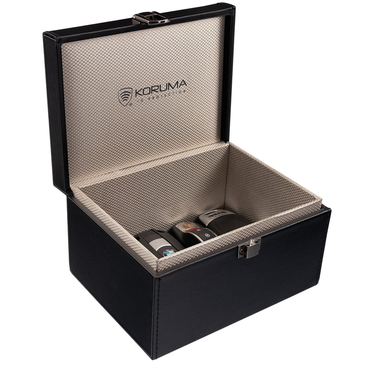 Bezklíčová schránka proti krádeži k zabezpečení klíčů od auta (černá)