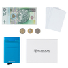 Kovové pouzdro na karty s ochranou RFID (modré)