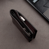 Pánská kožená peněženka na zip s ochranou RFID (hnědá)
