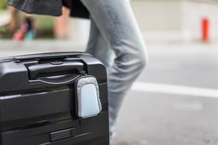 Batoh proti krádeži na notebook a tablet Bobby Compact (šedomodrý)