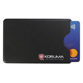 Plastové pouzdro RFID proti krádeži kreditní karty (černé)