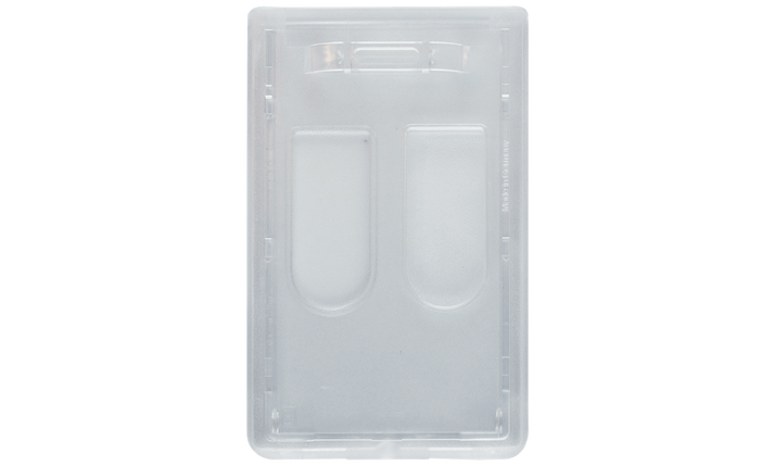 Pouzdro na průkaz totožnosti - průhledné, na dvě karty, vertikální