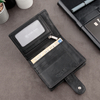 Pánská kožená peněženka s ochranou RFID BLOCK (černá)