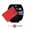 Plastové pouzdro RFID na debetní kartu proti krádeži (červené)