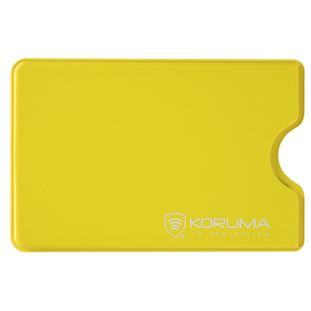 Plastové pouzdro proti krádeži karty RFID (žluté)