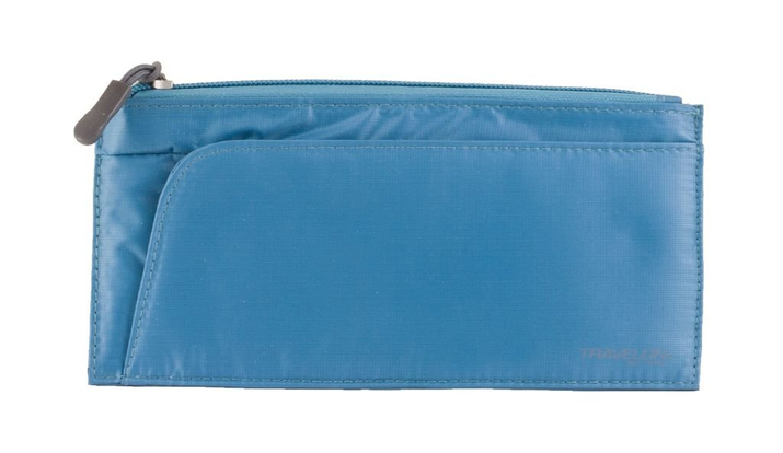 Peněženka s bezkontaktním zabezpečením karet (tyrkysová) horizontální