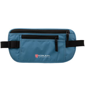 Diskrétní turistické pouzdro s ochranou RFID (Modrý)