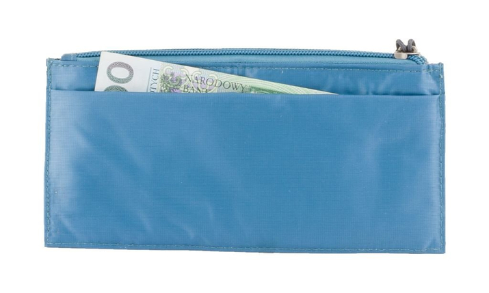 Peněženka s bezkontaktním zabezpečením karet (tyrkysová) horizontální