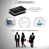 Pánská kožená peněženka s ochranou RFID BLOCK (černá)