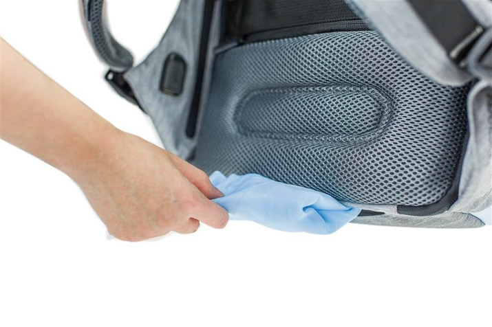 Batoh proti krádeži na notebook a tablet Bobby Compact (šedomodrý)